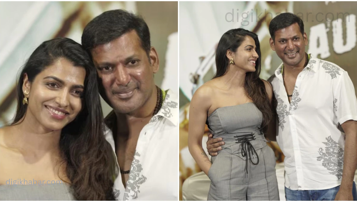 Vishal and Sai Dhanshika Engagement