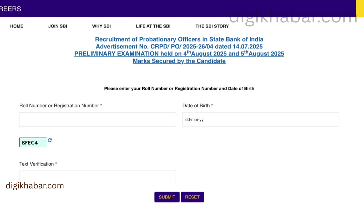 SBI PO Prelims Result 2025 