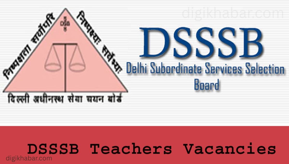 DSSSB PRT Recruitment 2025